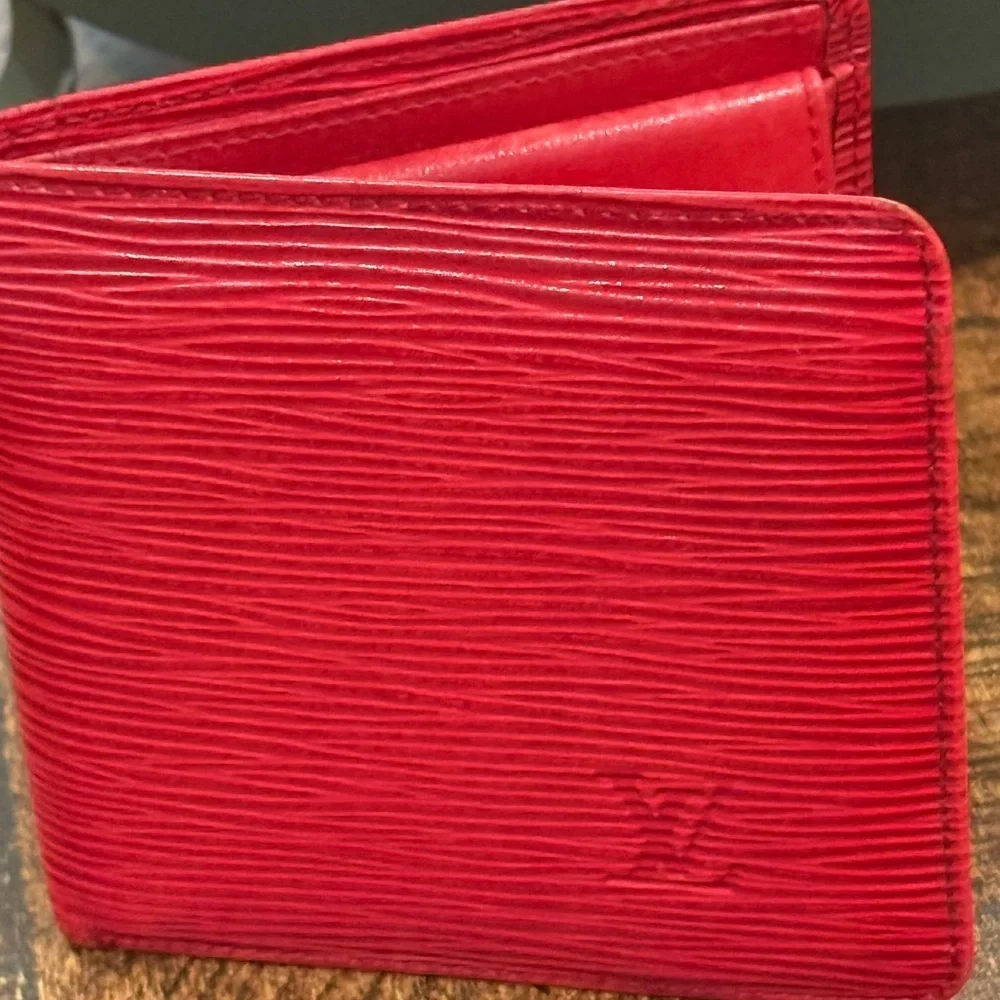 Louis Vuitton Leather Epi Wallet